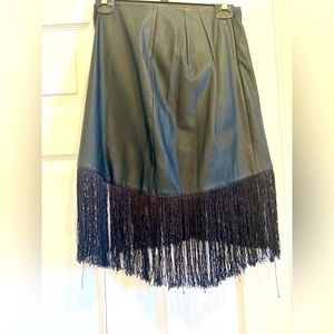 Fringe Black H & M Skirt